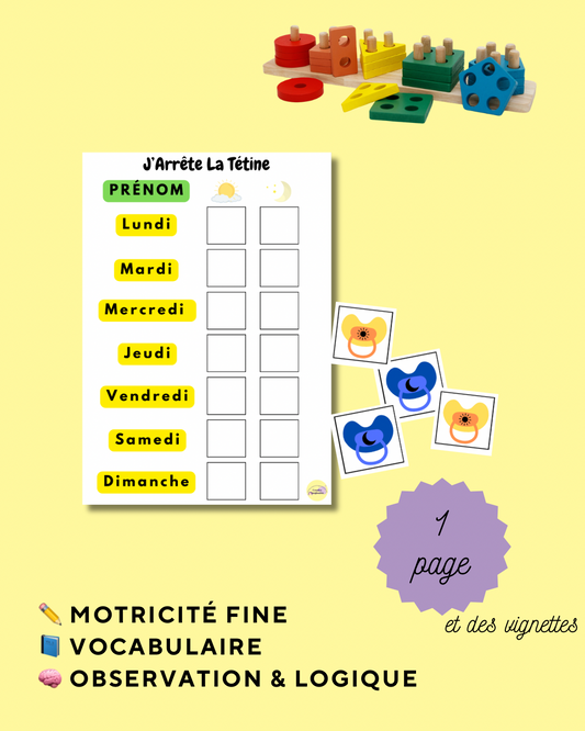 Fiche Arrête Tétine