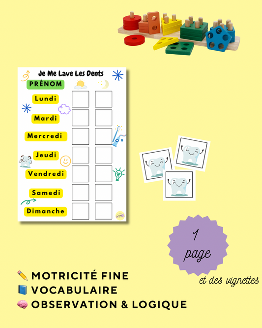 Fiche Lave les Dents