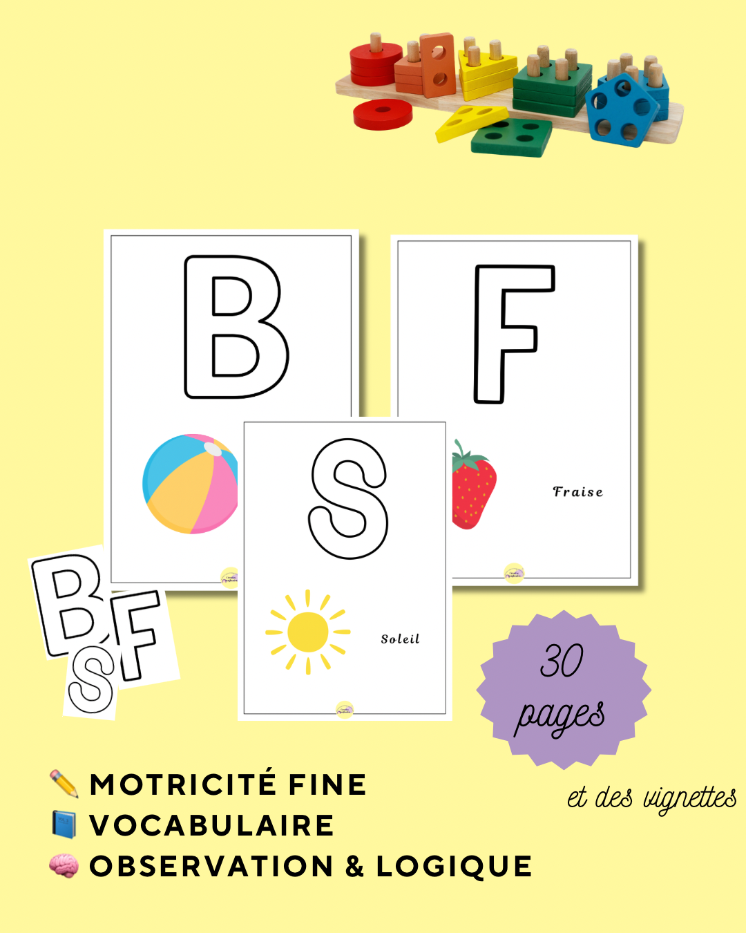 Livret d’alphabet