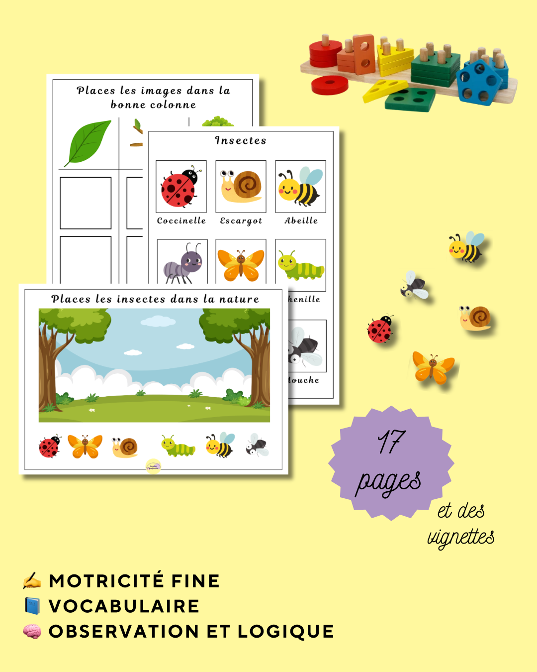 Livret des Insectes & Nature