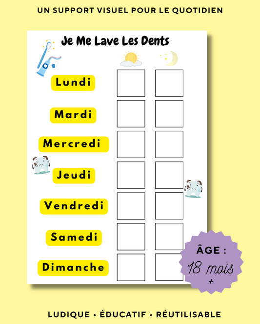 Fiche Lave les Dents