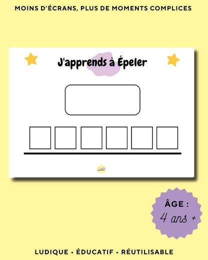 PDF Fiche Épeler