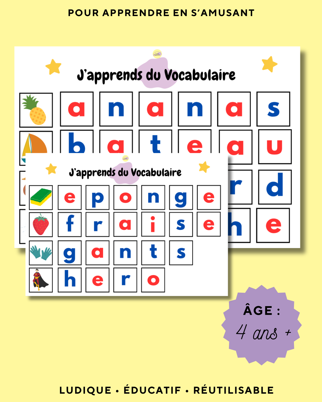PDF Fiche Vocabulaire