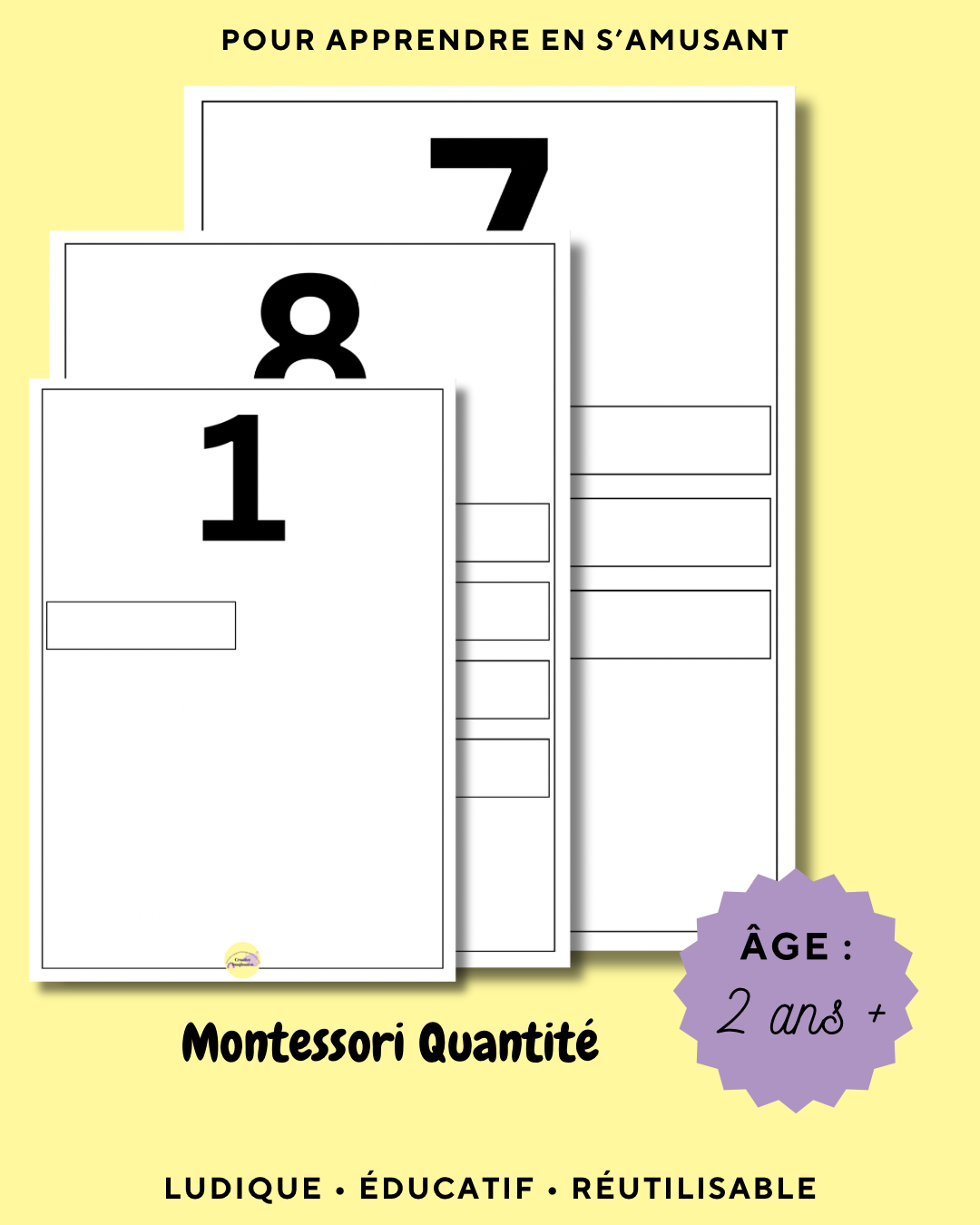 PDF Montessori Quantité