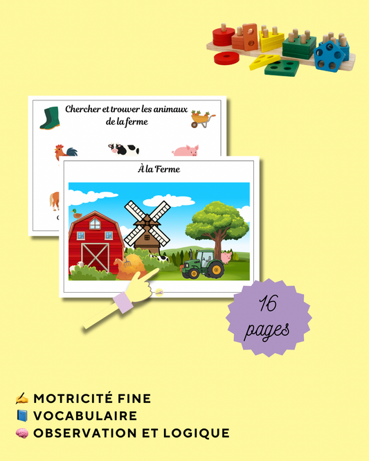 Livret Chercher et Trouver: Animaux